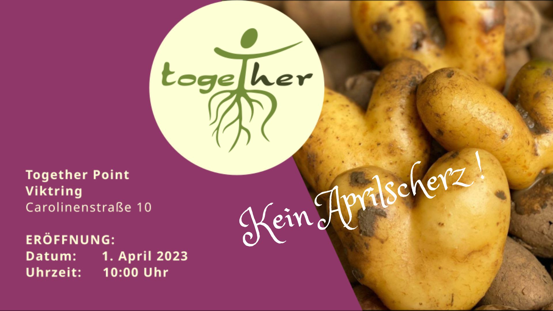 Kein Aprilscherz! Wiedereröffnung des Together Point Viktring am 1. April 2023!