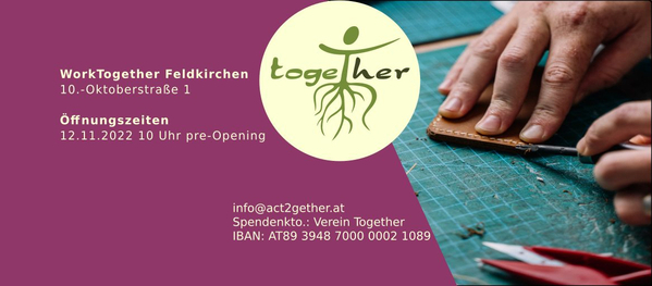 Der nächste Together Point FELDKIRCHEN eröffnet am 12. November um 10:00 Uhr