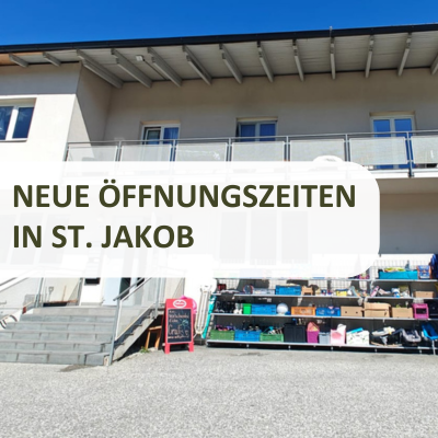 Neue Öffnungszeiten in St. Jakob
